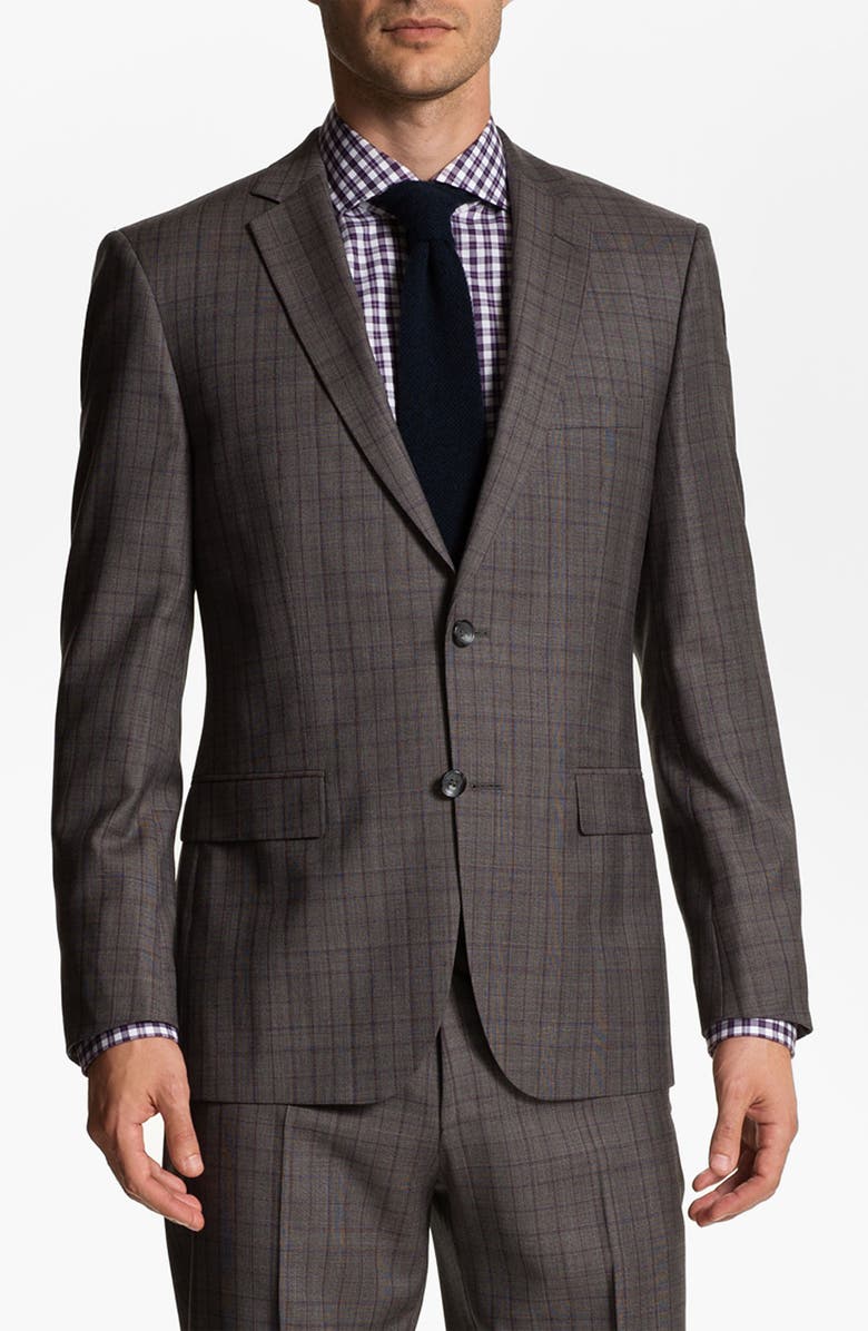 BOSS Selection 'Howard/Court' Trim Fit Plaid Suit | Nordstrom