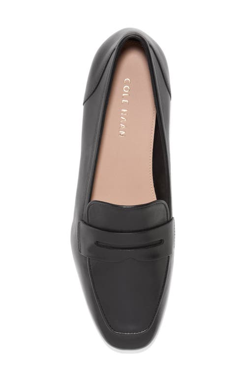 Shop Cole Haan Tarese Penny Loafer In Black Leather