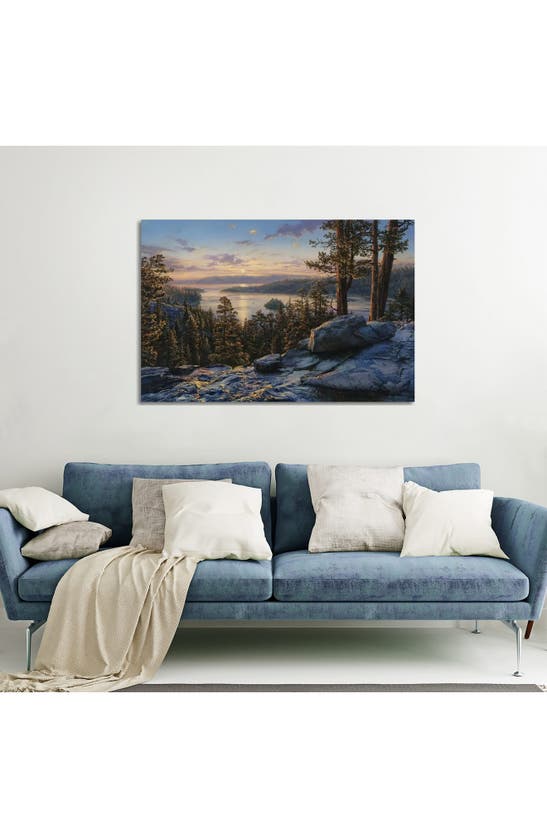 Icanvas Dawn At Lake Tahoe By Evgeny Lushpin Canvas Wall Art In Multi