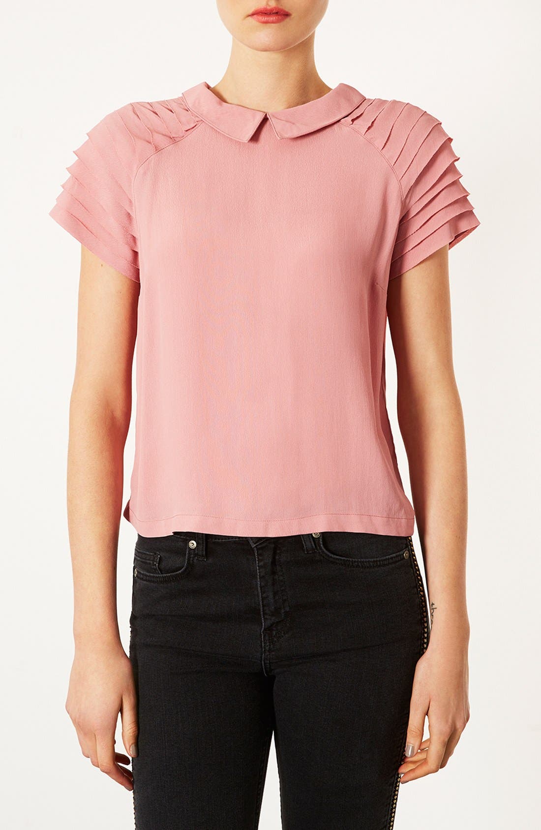 Pleated Sleeve Blouse Nordstrom