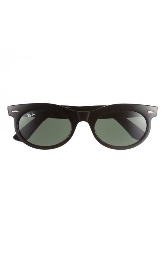 Shop Ray Ban Ray-ban Wayfarer 53mm Oval Sunglasses In Black