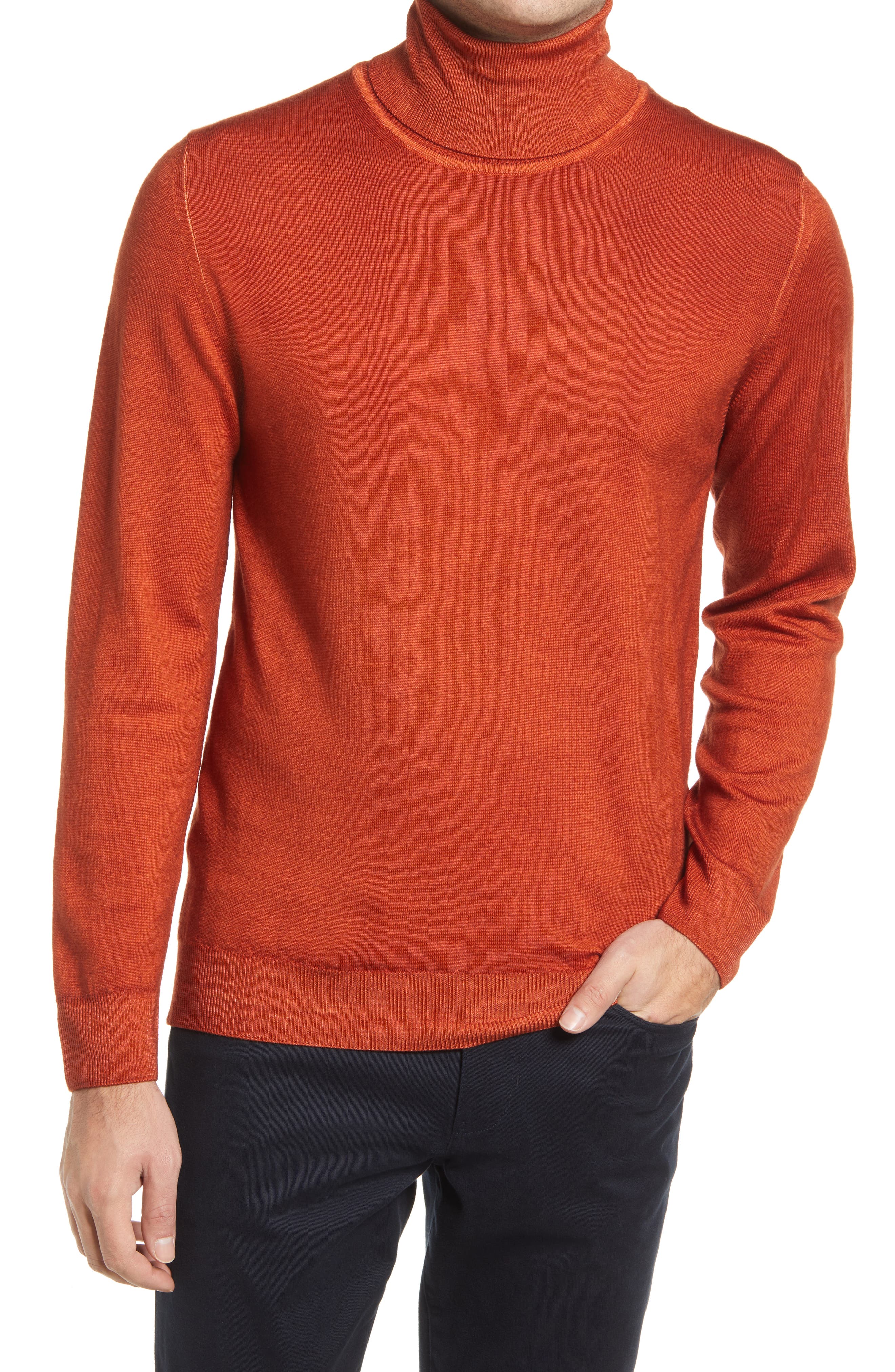 orange sweater men