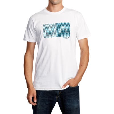 Rvca Random Box Logo Graphic T-Shirt, White