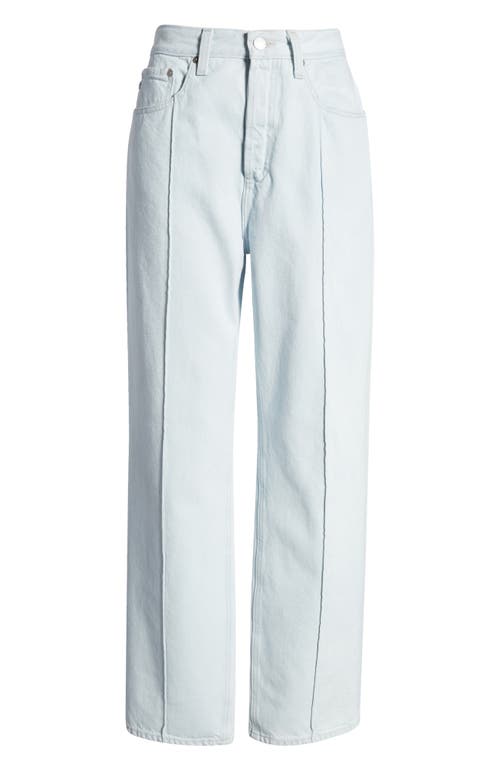 AG AG CLOVE PINTUCK HIGH WAIST STRAIGHT LEG JEANS 