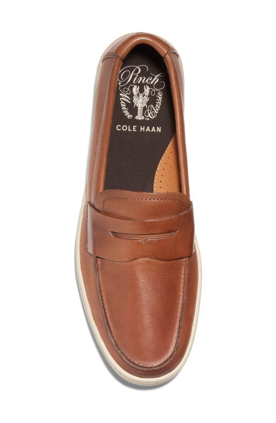 Shop Cole Haan Pinch Weekend Penny Loafer In Ch British Tan/ Angora