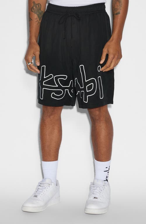 Ksubi 1999 Life Drawstring Shorts in Black