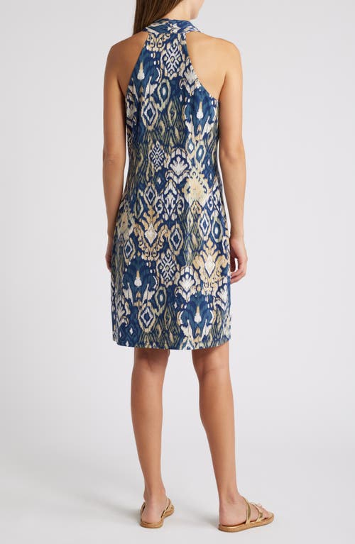 Shop Tommy Bahama Sandy Vista Cove Shift Dress In Island Navy