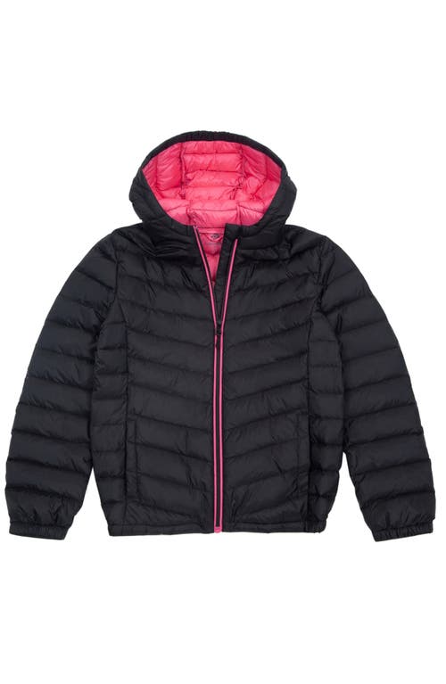 Shop Rokka&rolla Kids' Ultra Light Packable Down Jacket In Black