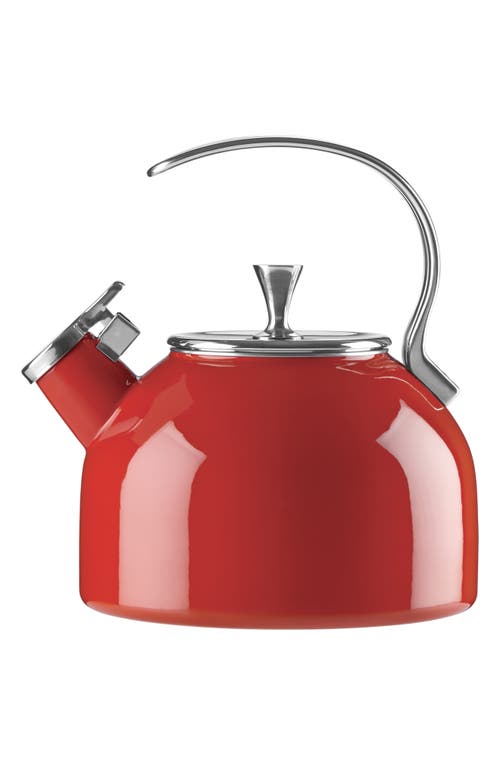 Kate Spade New York make it pop tea kettle in Red at Nordstrom