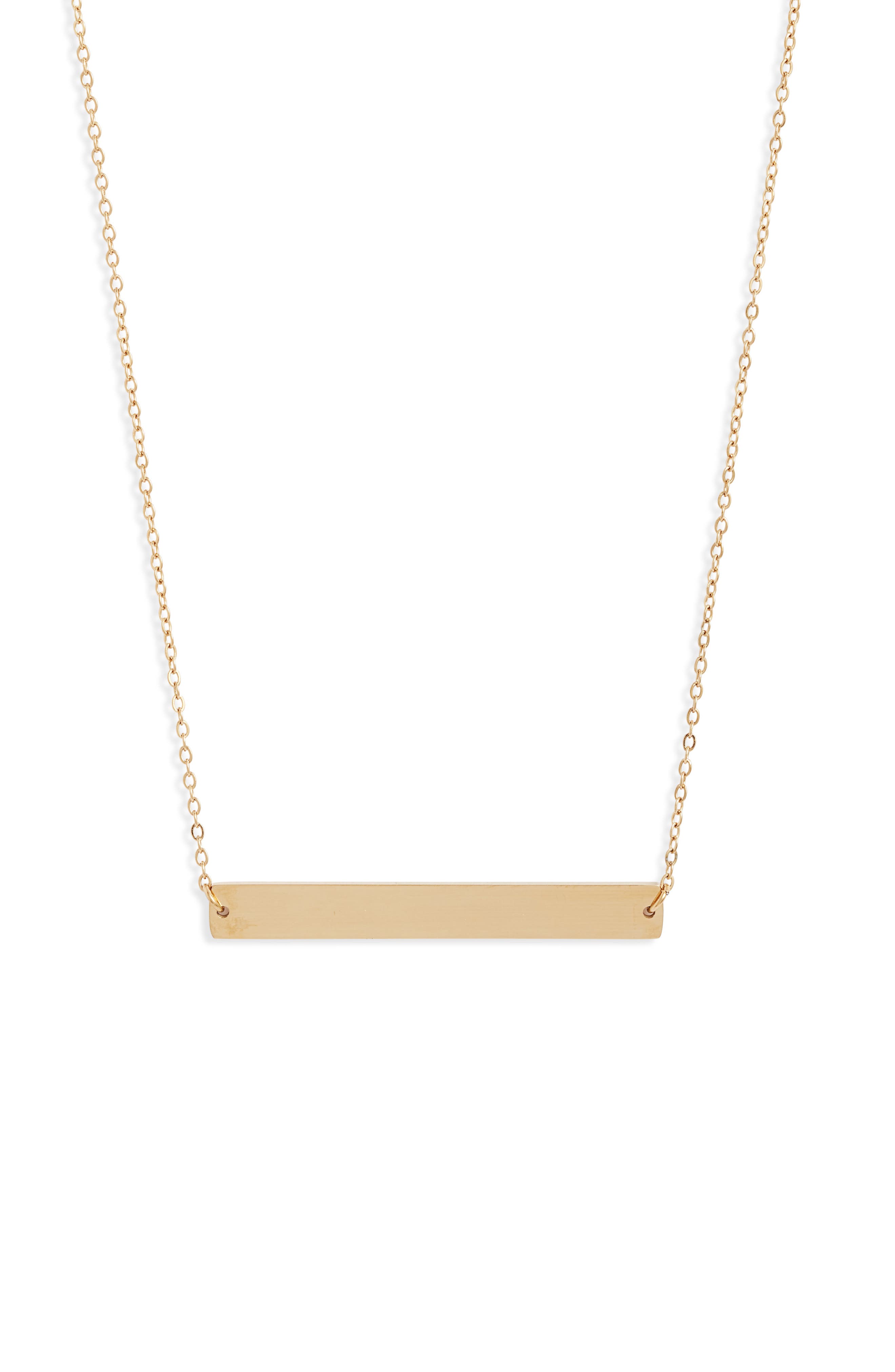 gold bar necklace | Nordstrom