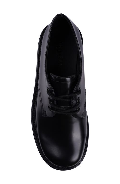 Zigi Artisan Fenni Platform Derby In Black Leather