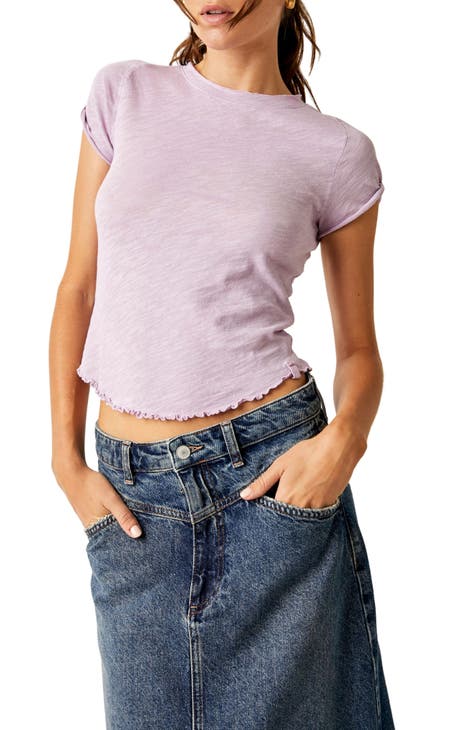 Intimately Free People Honey Textured Seamless Tube Top Lavender Purple  Size M/L