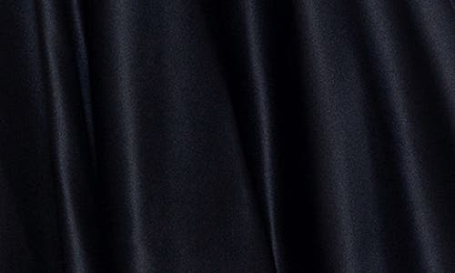 Blondie Nites Strapless Satin Minidress In Black