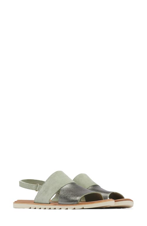 Shop Sorel Ella Ii Slingback Sandal In Safari/bleached Ceramic