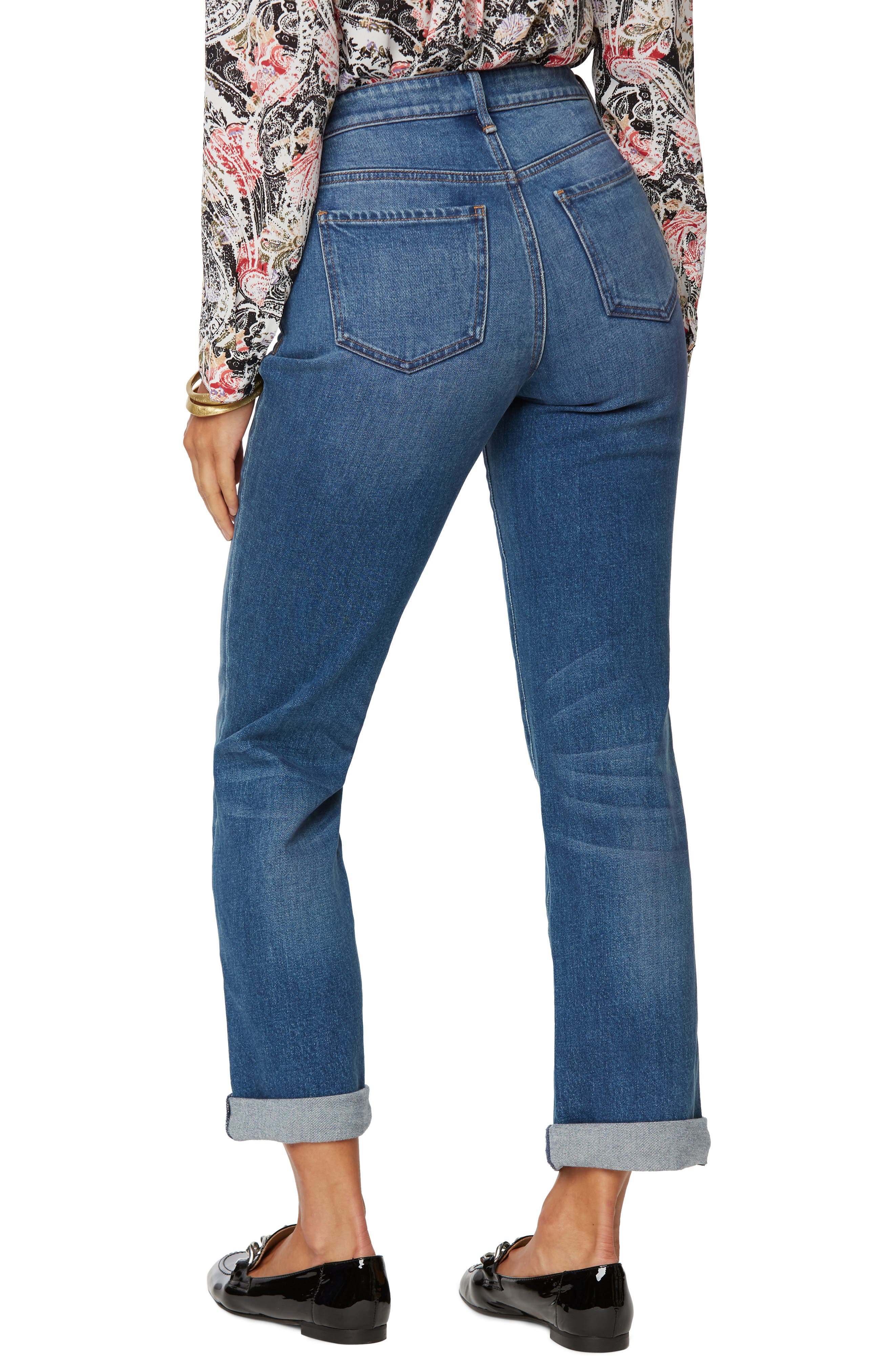 nydj relaxed straight jeans