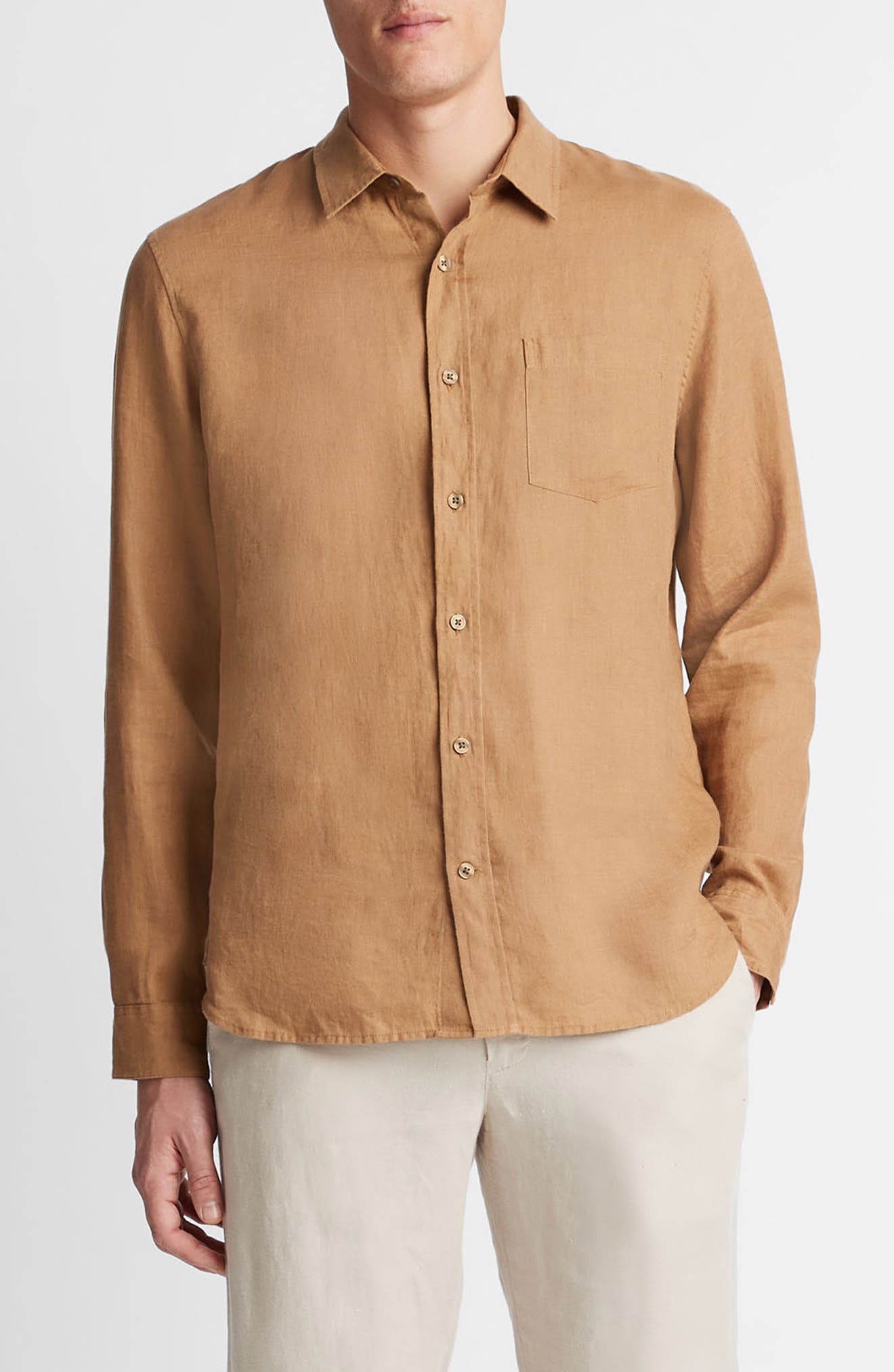 Men's Beige Button Down & Dress Shirts | Nordstrom