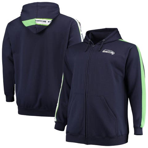 Men's Fanatics Branded College Navy Seattle Seahawks Trench Battle Pullover Hoodie