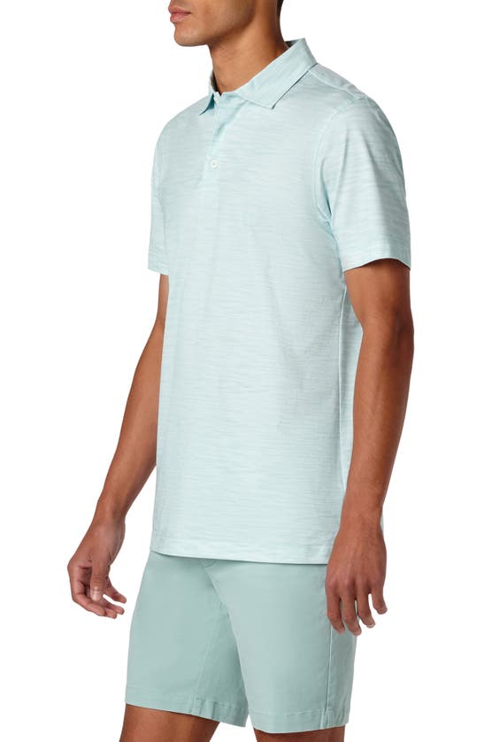 Shop Bugatchi Victor Ooohcotton® Print Polo In Mint