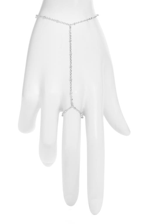 VIDAKUSH Hand Chain in Silver