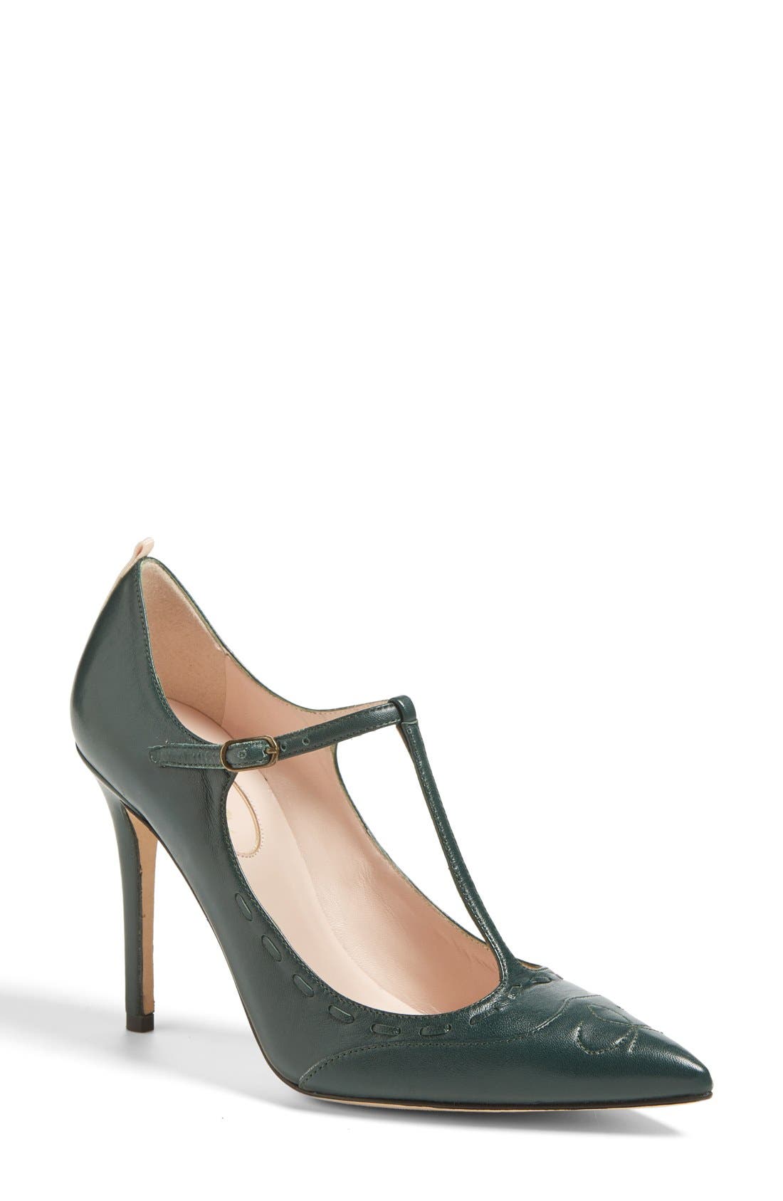 SJP 'Blythe' Leather TStrap Mary Jane Pump (Women) Nordstrom