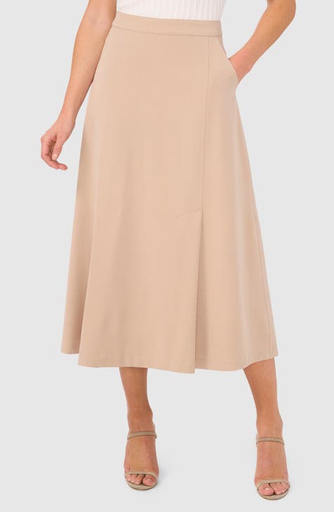 Women s Beige Midi Skirts Nordstrom