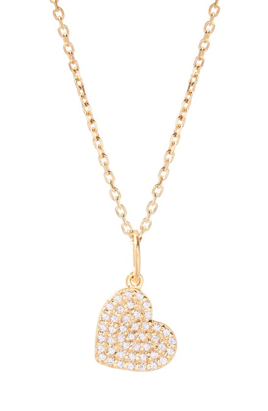 Shop Brook & York Brook And York Adeline Heart Pendant Necklace In Gold