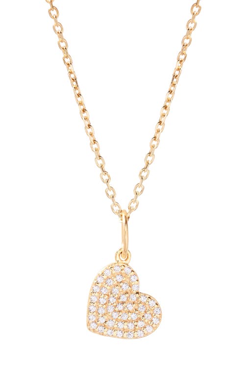 Brook and York Adeline Heart Pendant Necklace in Gold at Nordstrom