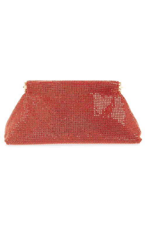 CULT GAIA CULT GAIA LILLIA CRYSTAL MESH CLUTCH 