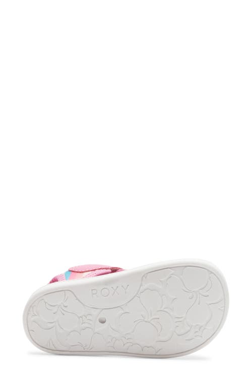 Shop Roxy Kids' Grom Sandal In Hot Pink