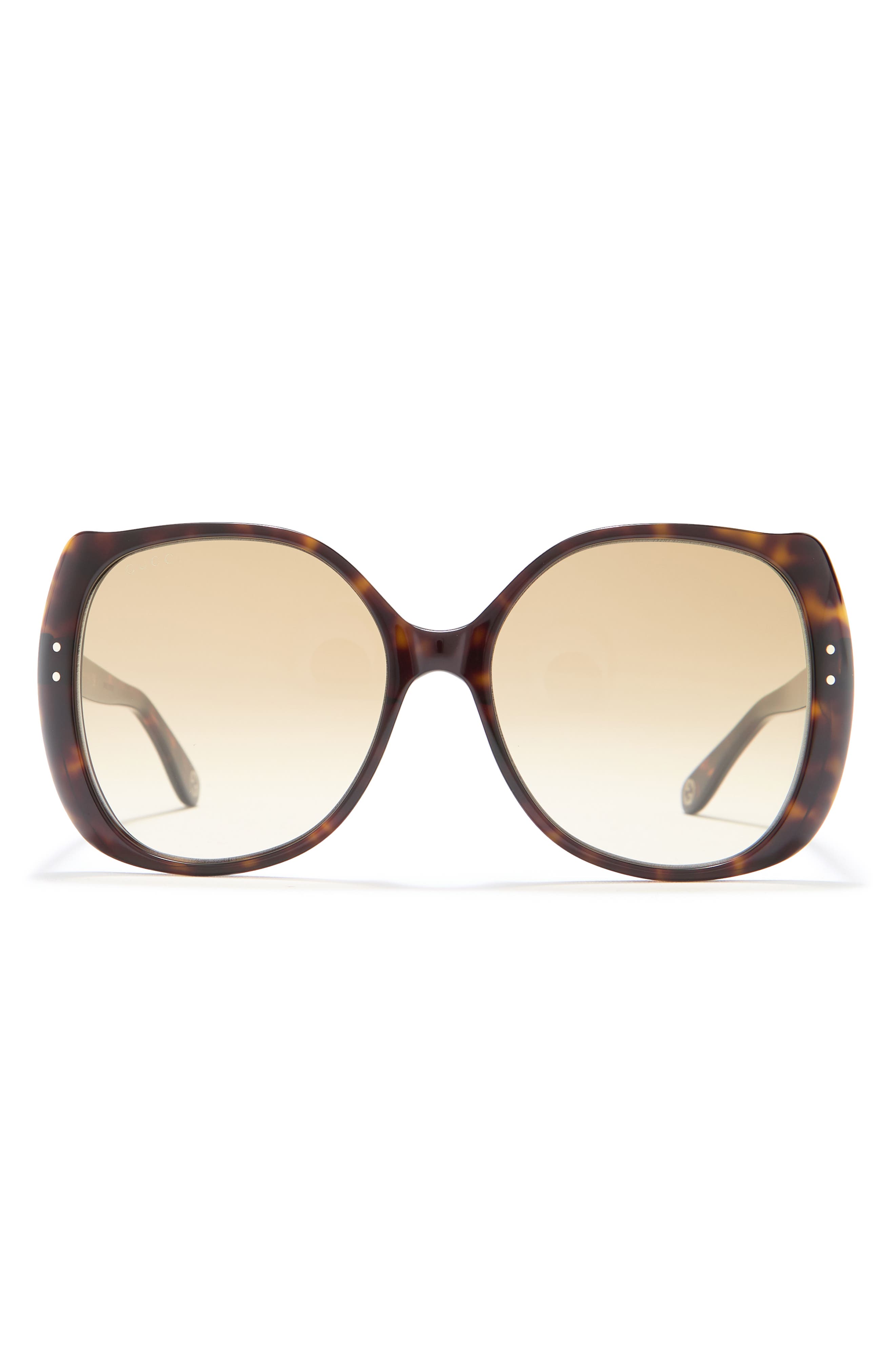 gucci 56mm oval sunglasses