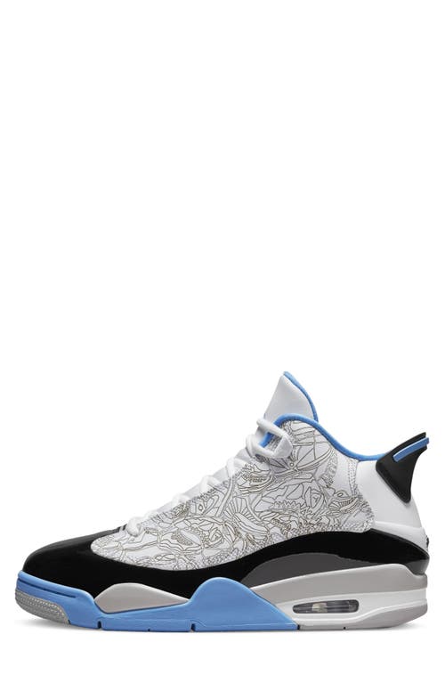 Shop Jordan Air  Dub Zero Sneaker In White/blue/black