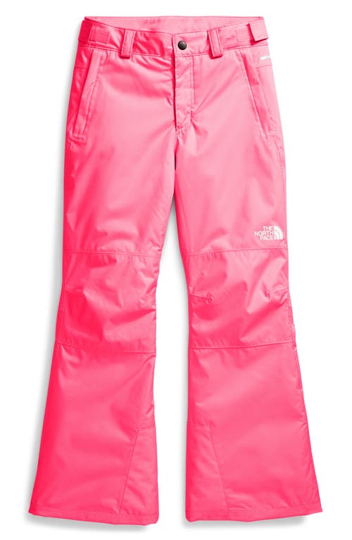 The North Face Kids' Freedom Waterproof Insulated Pants In Radiant Poppy