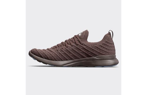 Shop Apl Athletic Propulsion Labs Techloom Wave Sneakers In Chocolate/ivory