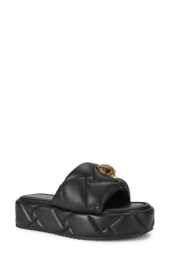 KURT GEIGER KURT GEIGER LONDON KENSINGTION PUFF PLATFORM SLIDE SANDAL