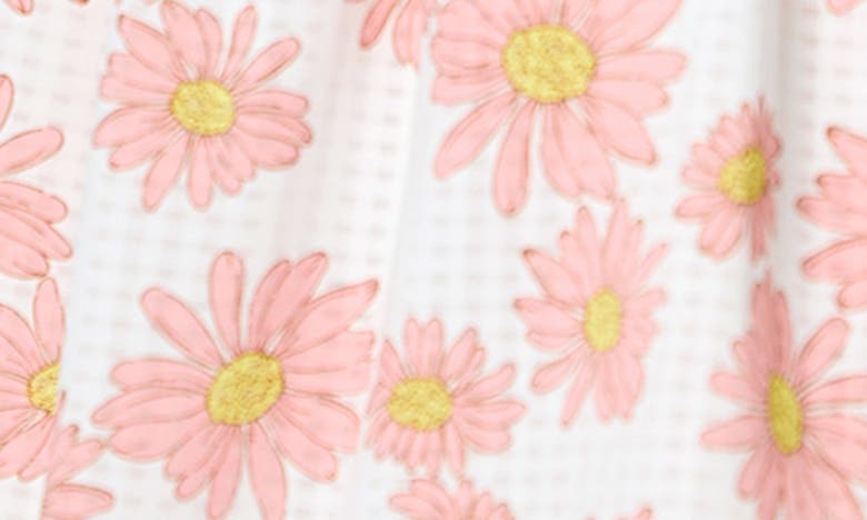 Shop Truly Me Kids' Daisy Smocked Sundress In Ivory Pink