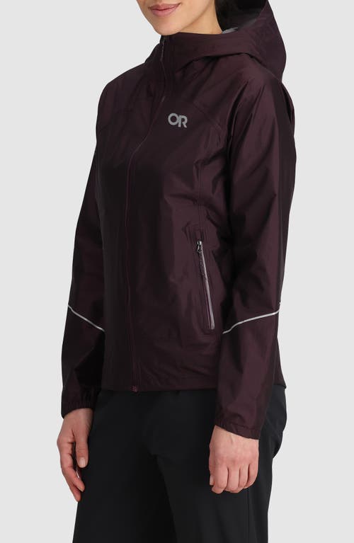 Shop Outdoor Research Helium Rain Ultralight Jacket In Amethyst