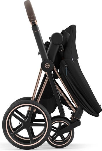 CYBEX Priam 4 Rose Gold & Black Compact Stroller