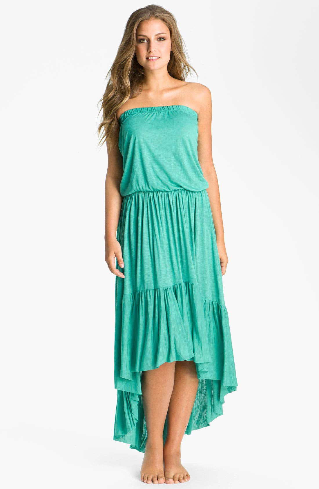 Elan Strapless CoverUp Maxi Dress Nordstrom