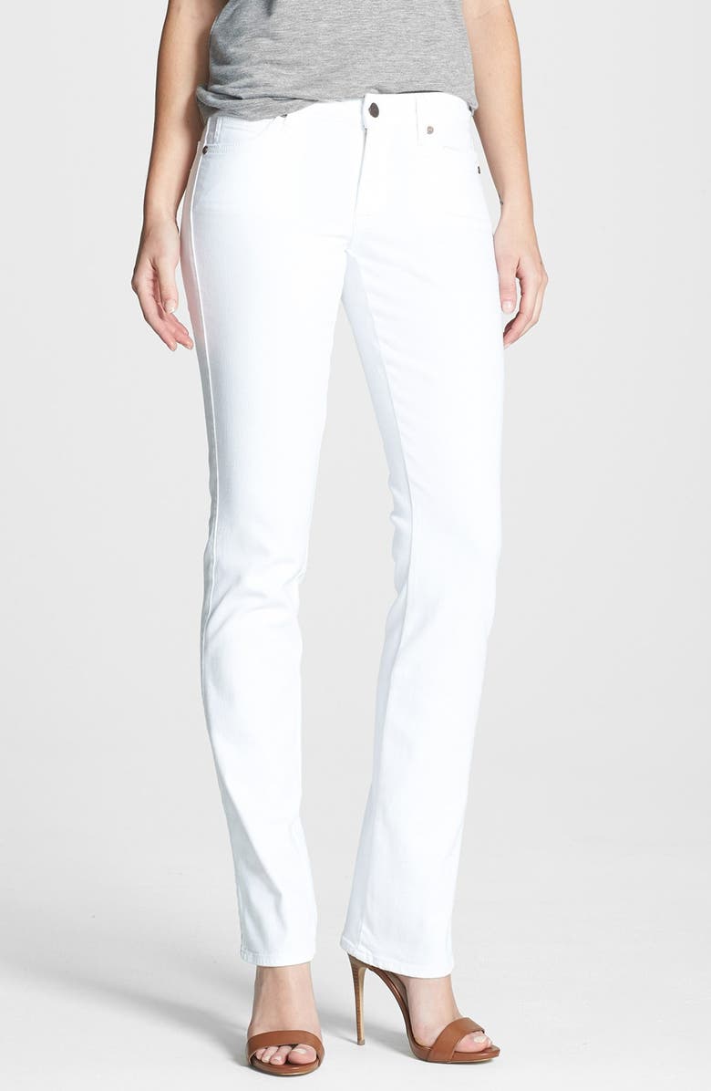 CJ by Cookie Johnson 'Faith' Stretch Straight Leg Jeans (White) | Nordstrom