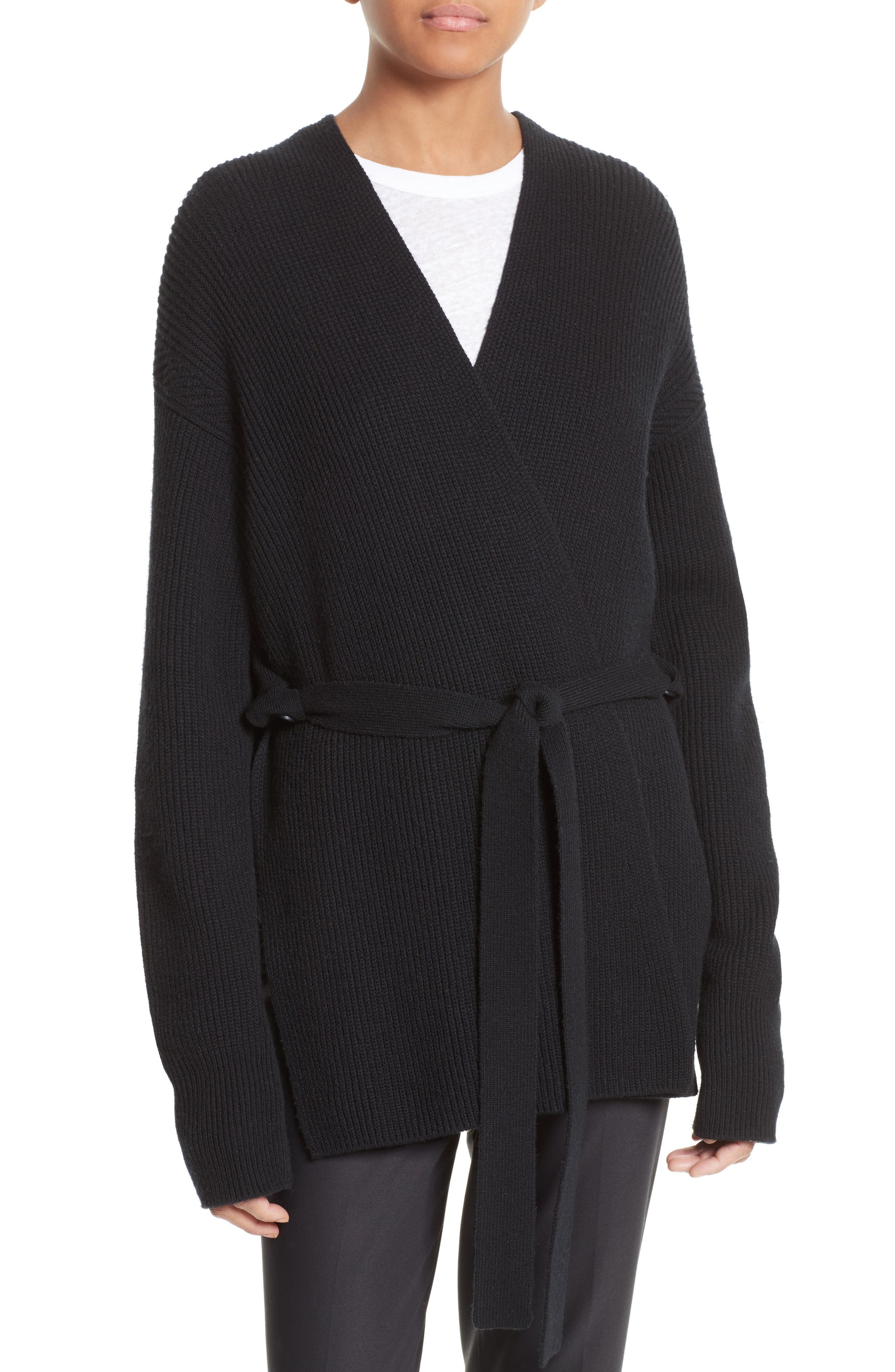 helmut lang wrap cardigan