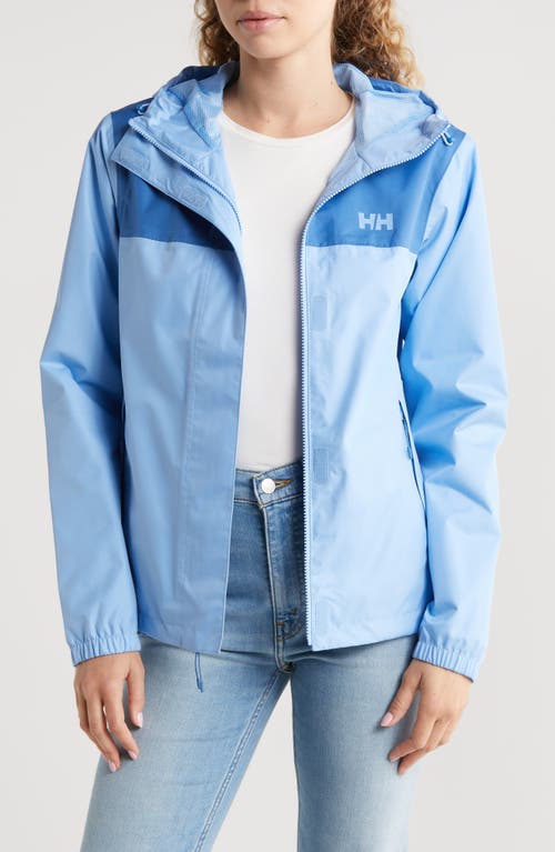 Vancouver Hooded Rain Jacket in Bright Blue