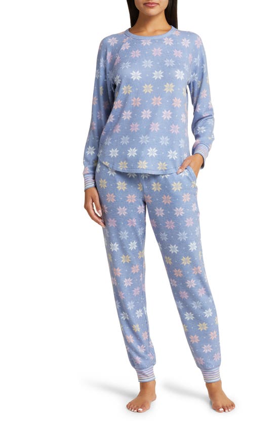 Shop Pj Salvage Mountain Love Pajamas In Denim