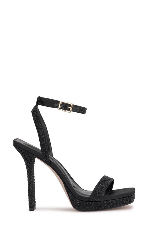 Shop Jessica Simpson Adonia Ankle Strap Platform Sandal In Black