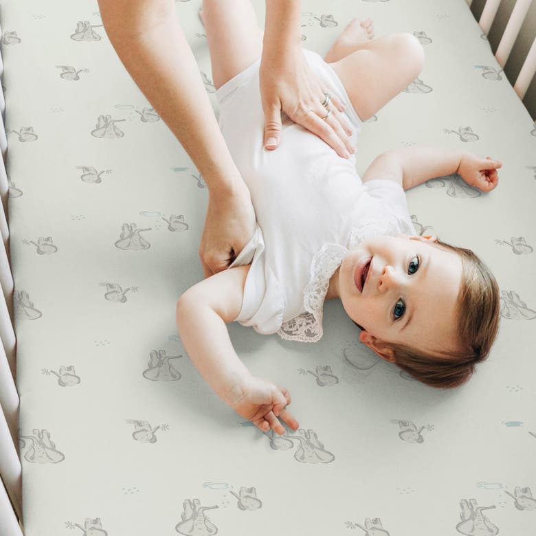 Keababies Soothe Fitted Mini Crib Sheet In Elly