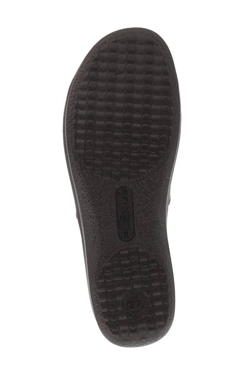 Shop Flexus By Spring Step Cumbia Slide Sandal In Black