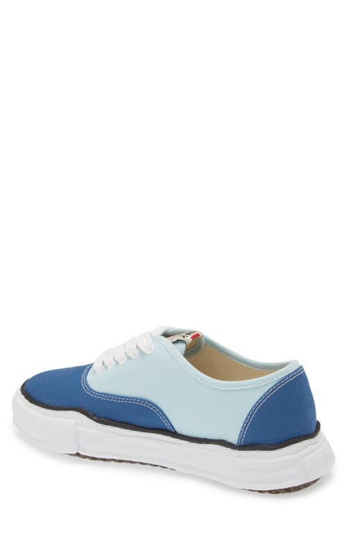 Shop Miharayasuhiro Maison Mihara Yasuhiro Baker Original Sole Canvas Sneaker (men)<br /> In Blue