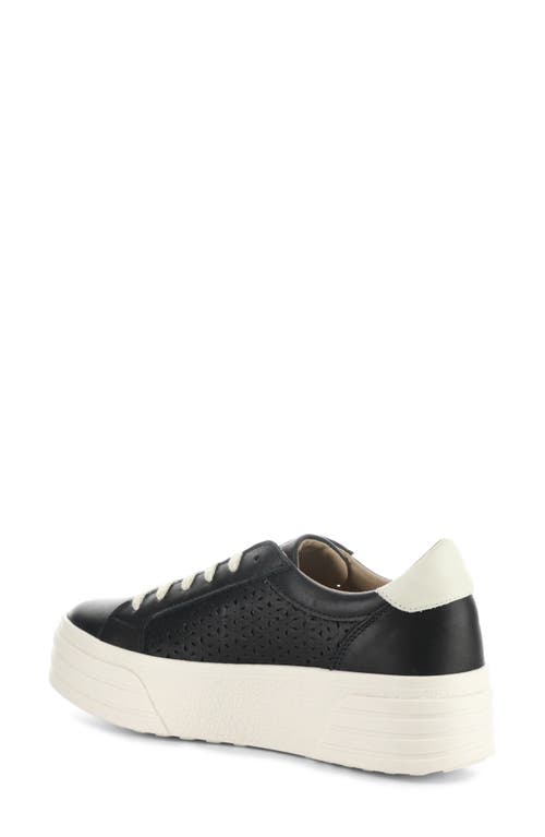 Shop Bos. & Co. Lotta Platform Sneaker In Black/pearl Veronica