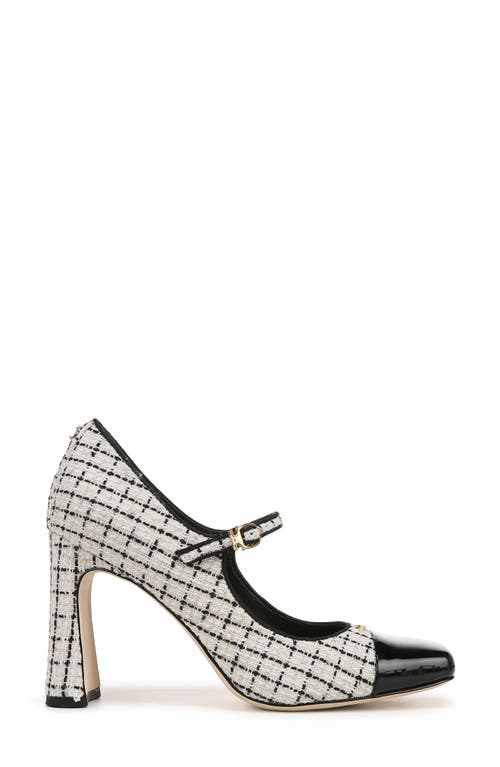 Shop Circus Ny By Sam Edelman Elora Square Toe Mary Jane Pump In Vanilla Bean/black