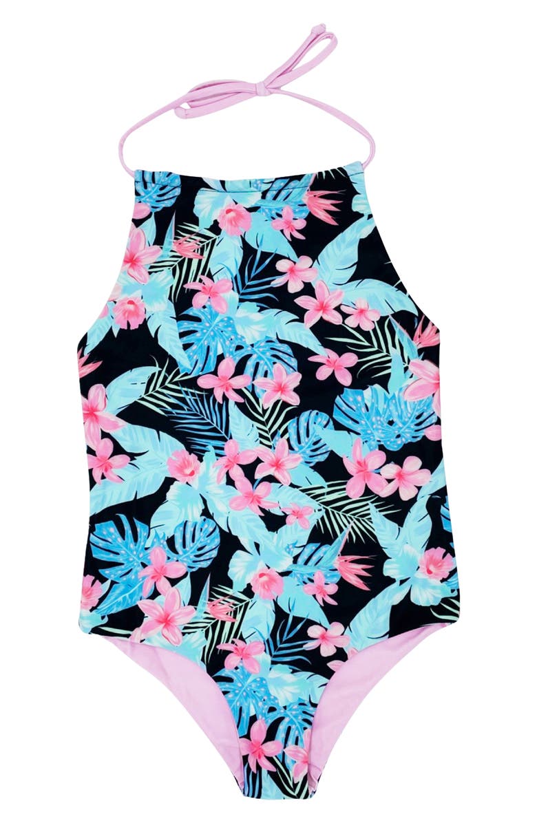 Feather 4 Arrow Kids' Riviera Reversible One-Piece Swimsuit | Nordstrom