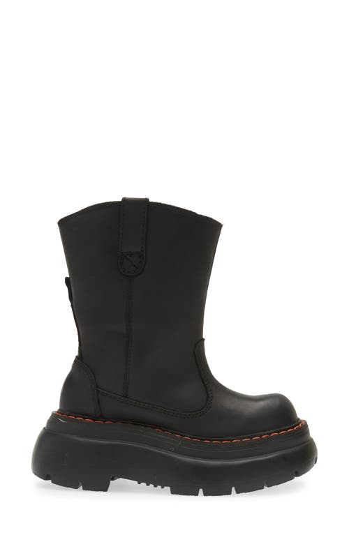 Shop R13 Chunky Workwear Boot In Metallic Black